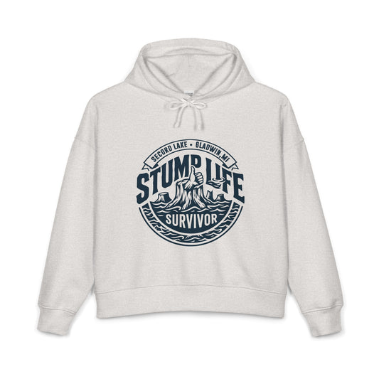 "Stump Life, Secord Lake" Survivor — Women's Organic Hoodie