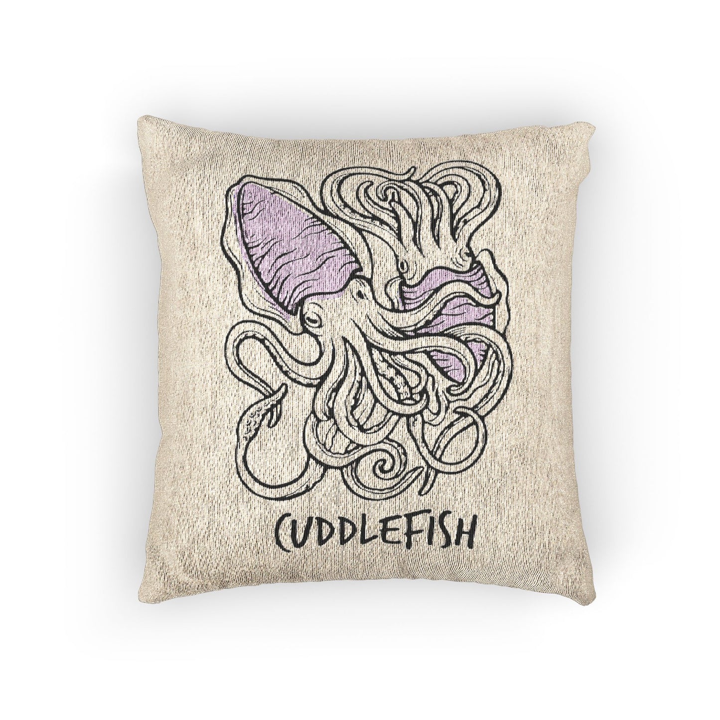 "Cuttlefish" Woven Pillow