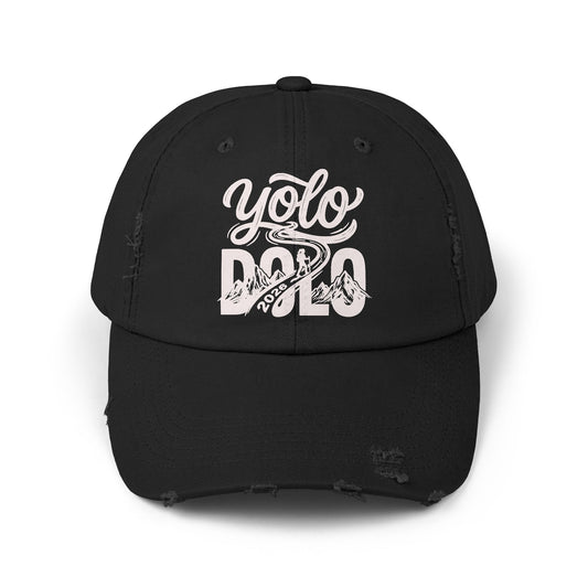 YOLO DOLO – Distressed Baseball Cap