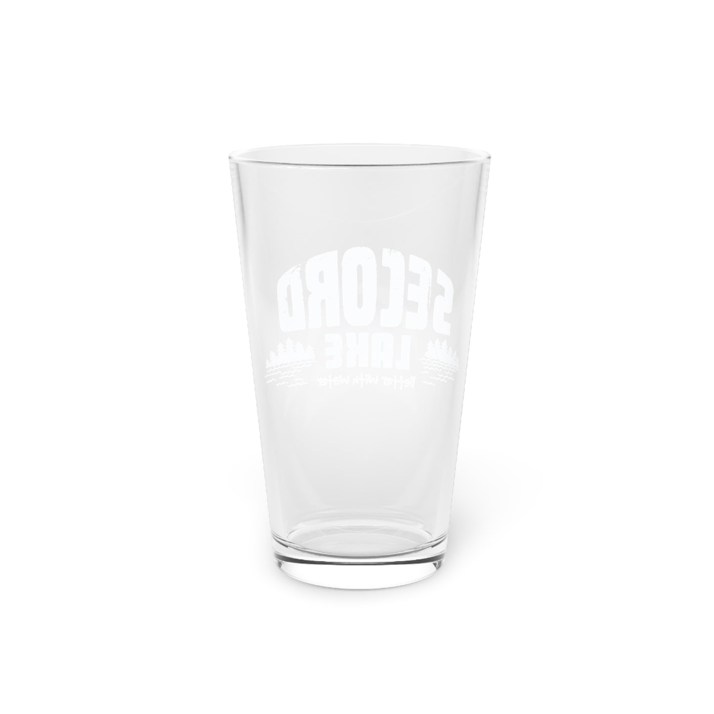 Secord Lake Better with Water 16oz Pint Glass