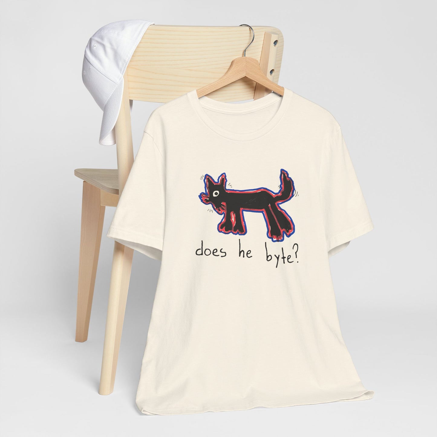 “Does He Byte?” — Graphic Tee