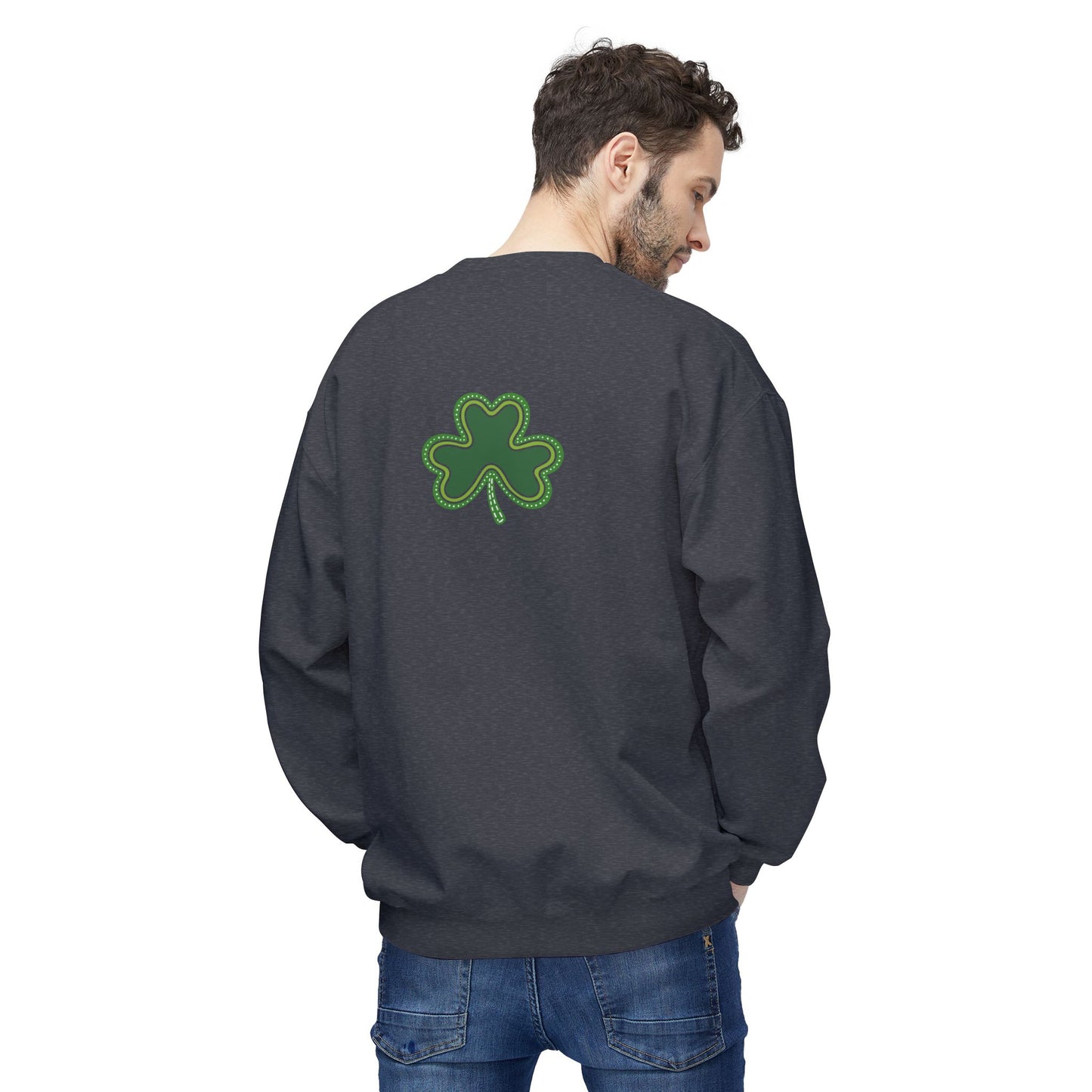 St. Patrick’s Day Sweatshirt | "Green Boho Rainbow" Crewneck | St. Patrick’s Day Apparel