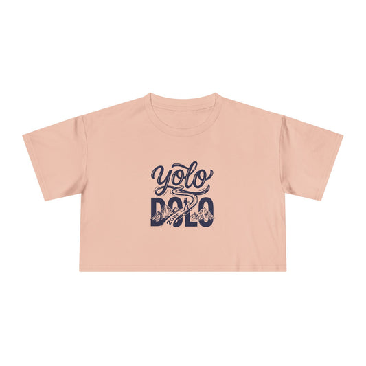 "YOLO DOLO" Women's Crop Tee