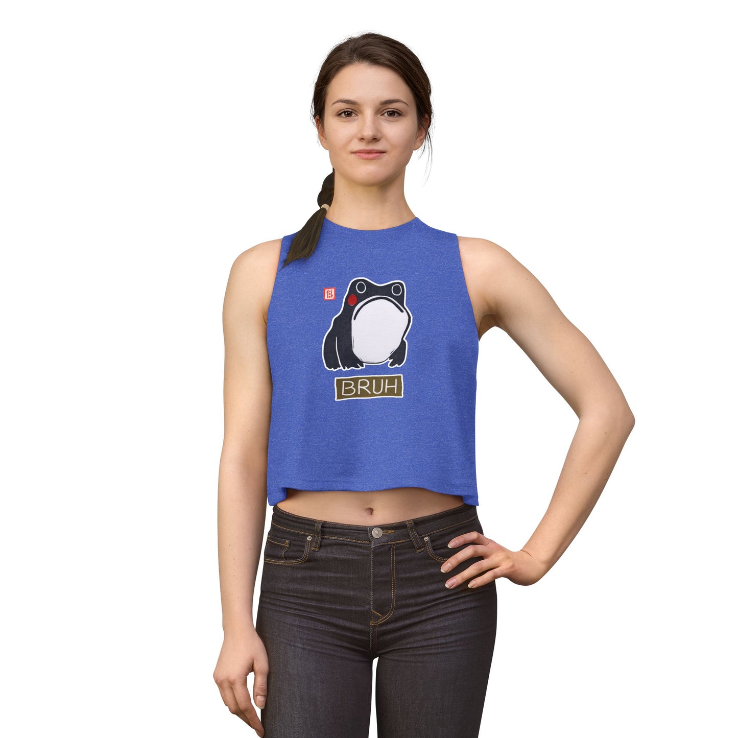 Meaningful Growth Crop Tank | "Small Good Things" Summer Top | Mindful Graphic Muscle Tee