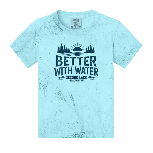 "Better With Water" Vintage Kids Tee