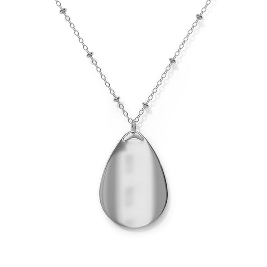 "Mother Bloom" Silver Teardrop Pendant
