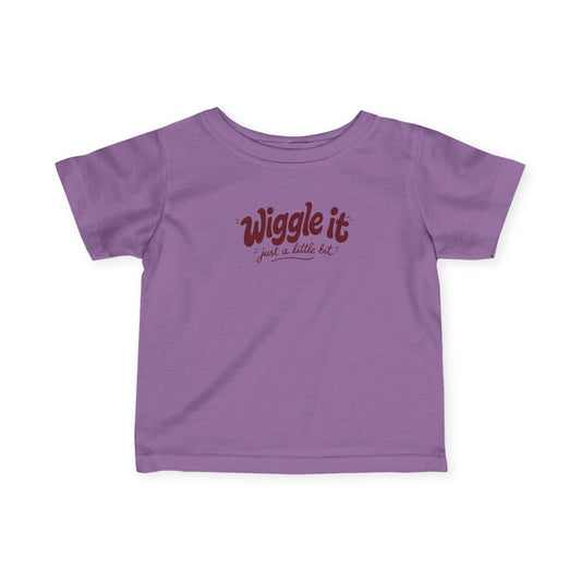 "Wiggle It, Just a Little Bit" Cute Baby Graphic Shirt