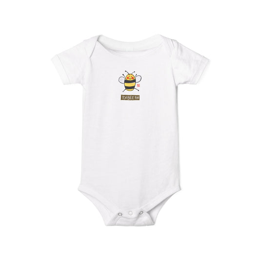 "You Bee You" Graphic Baby Onesie | Bella+Canvas Bodysuit | Self Acceptance Baby Gift