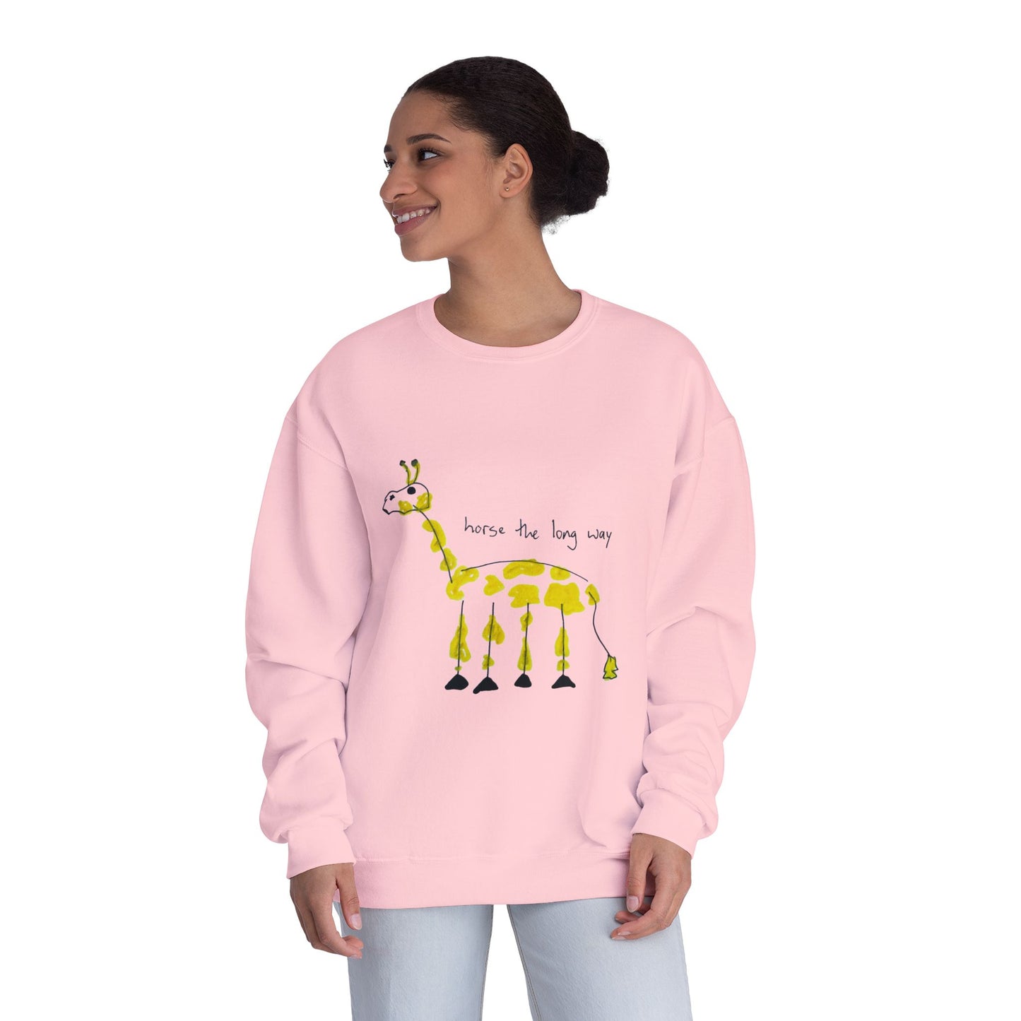 "Horse the Long Way — Crewneck Sweatshirt