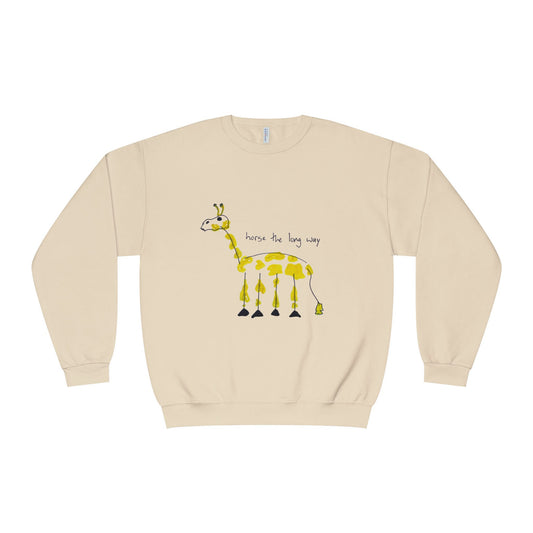 "Horse the Long Way — Crewneck Sweatshirt