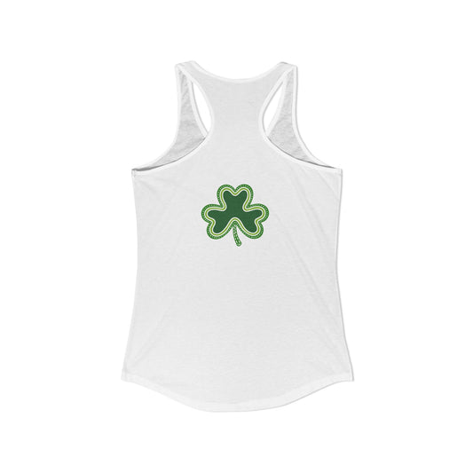 St. Patrick’s Day Tank | "Green Boho Rainbow" Racerback | Lucky Yoga Gear