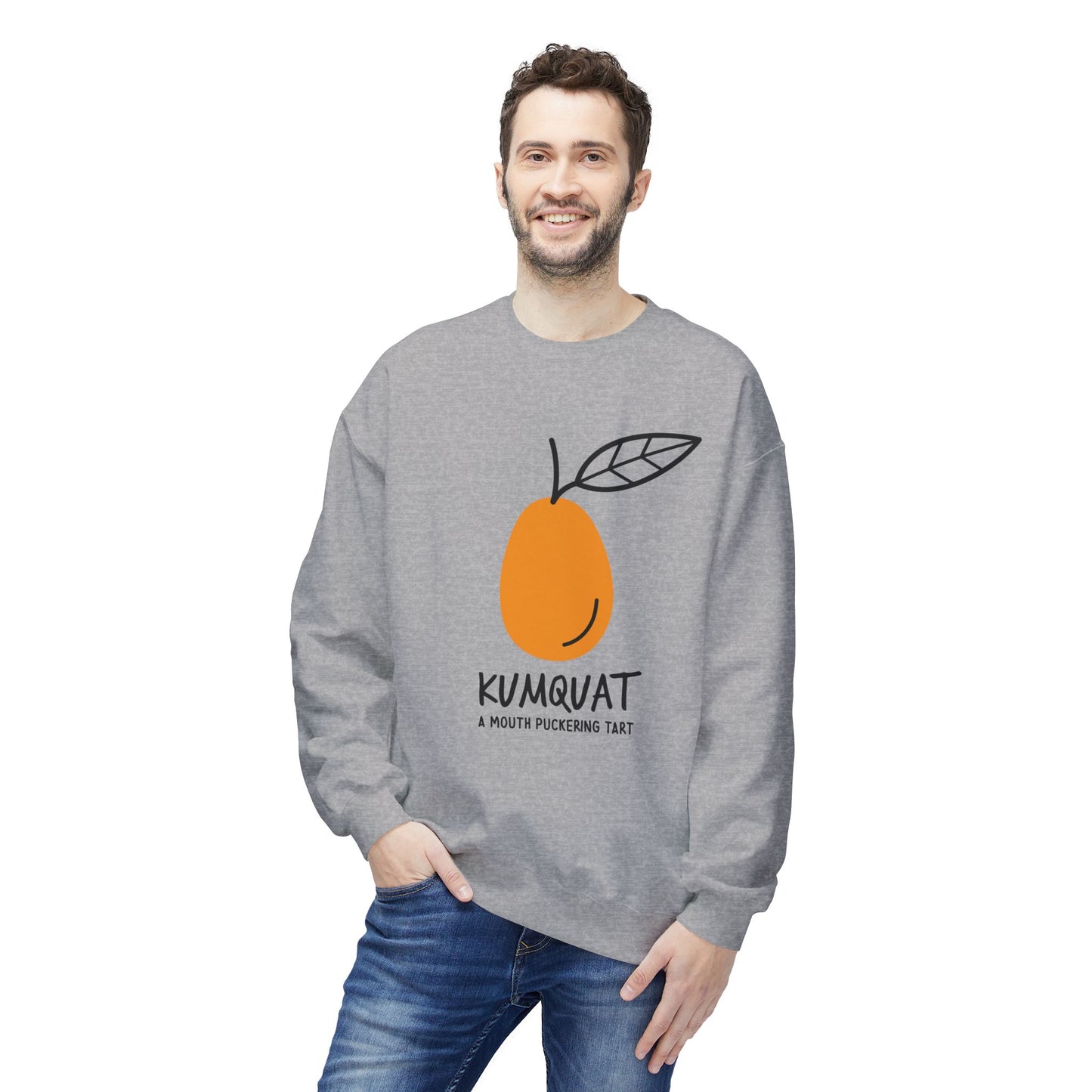 "Kumquat: A Mouth Puckering Tart" Crewneck Sweatshirt