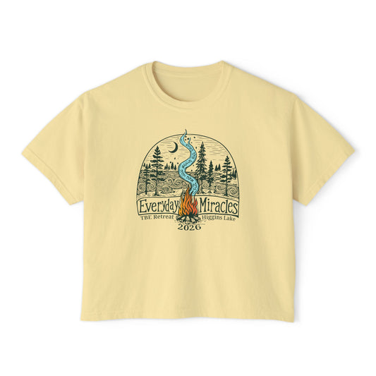"Everyday Miracles" Women's Boxy Tee
