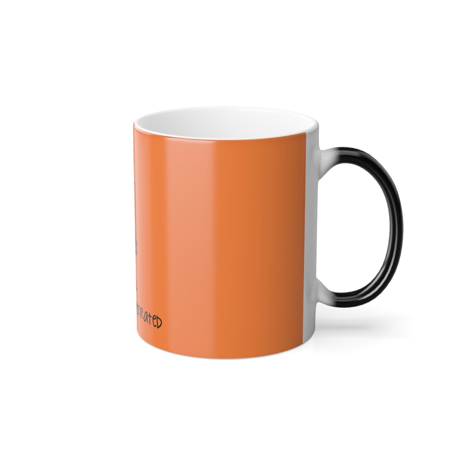 Color-Changing Mug — "Normal Is Overrated" Funny Skeleton Design, 11oz
