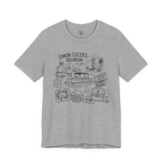 "Cuzzie Reunion" Unisex Jersey Short Sleeve Tee