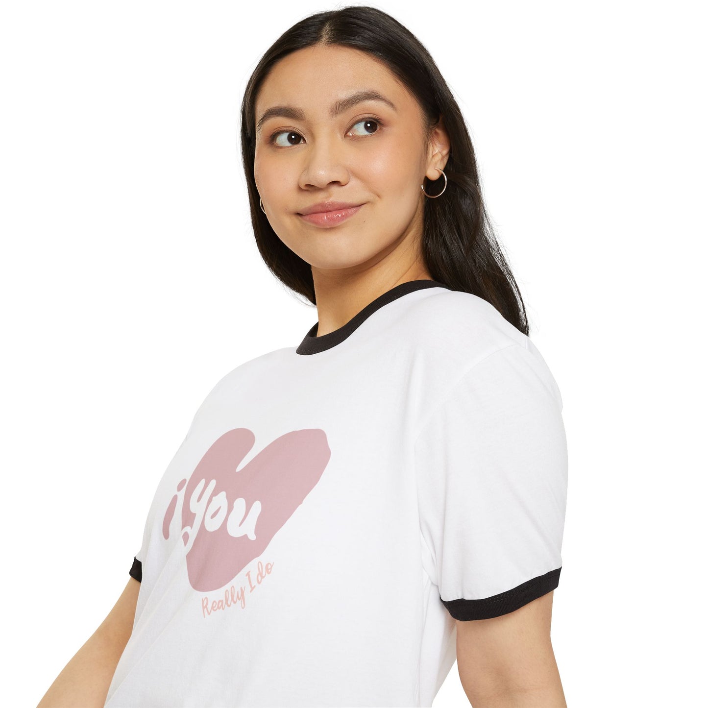 "I Love You, Really I Do" Ringer Tee