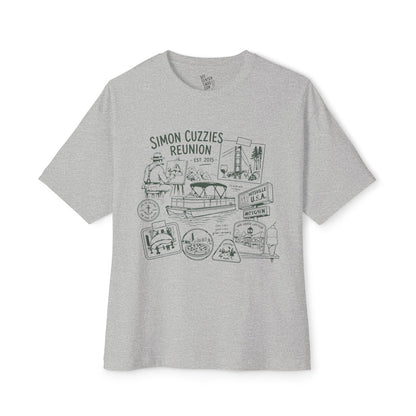 "Cuzzie Reunion" Unisex Oversized Boxy Tee