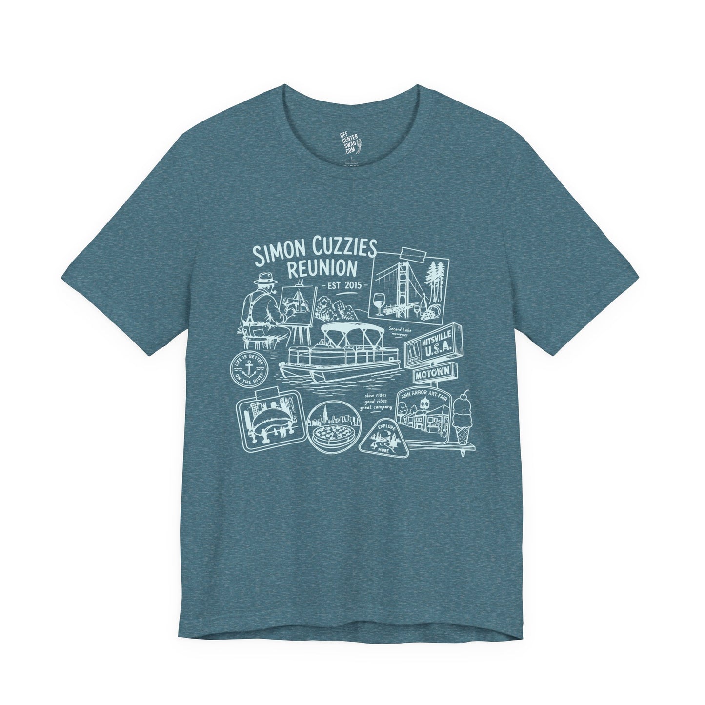 "Cuzzie Reunion" Unisex Jersey Short Sleeve Tee