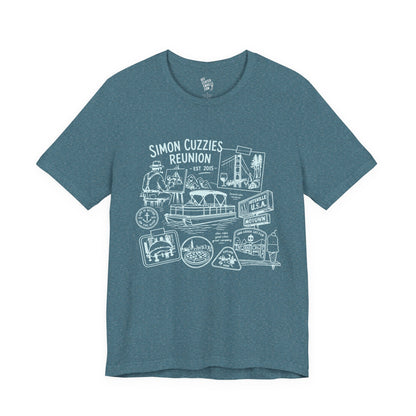 "Cuzzie Reunion" Unisex Jersey Short Sleeve Tee