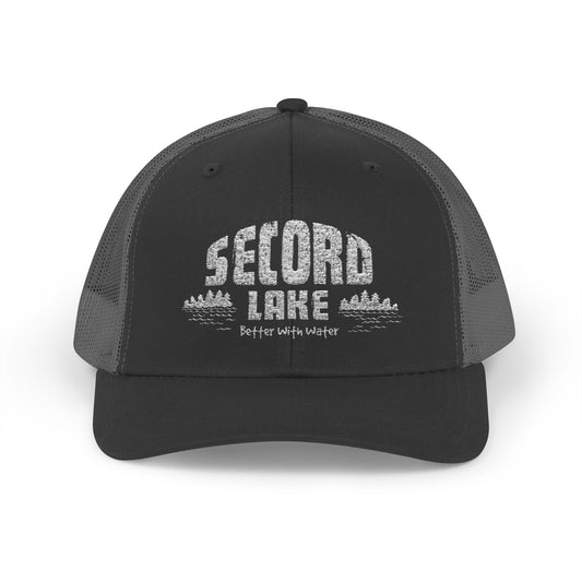 "Secord Lake, Better with Water" Trucker Cap