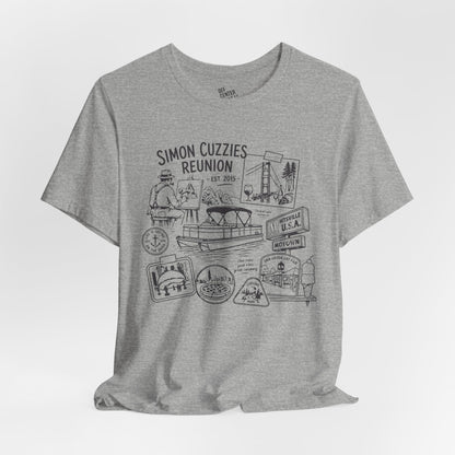 "Cuzzie Reunion" Unisex Jersey Short Sleeve Tee