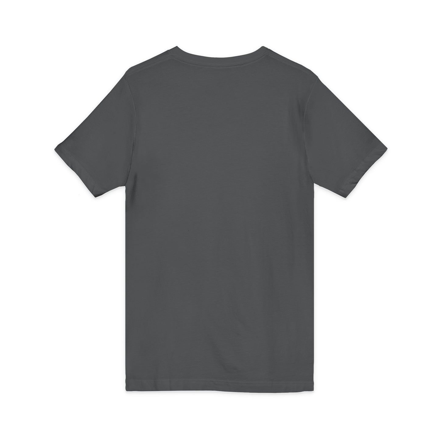 Off Centered Unisex Jersey Short Sleeve V-Neck Tee (pl)