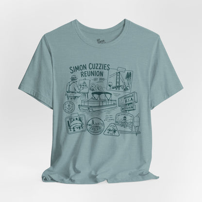 "Cuzzie Reunion" Unisex Jersey Short Sleeve Tee