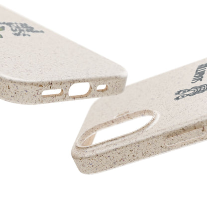 "Slightly Titled, Totally You"  —  Biodegradable Phone Case