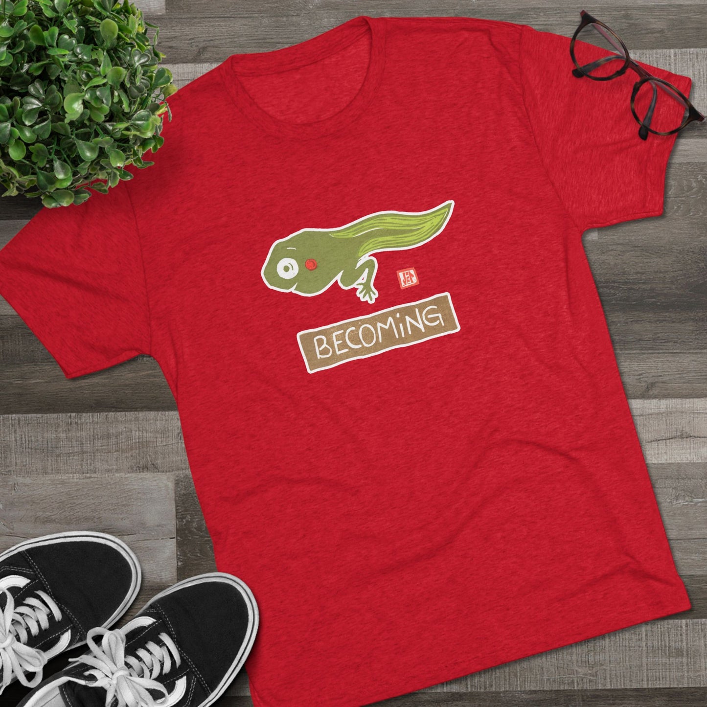 Tadpole Graphic Shirt | "Becoming" Small Good Things | Personal Evolution Tee