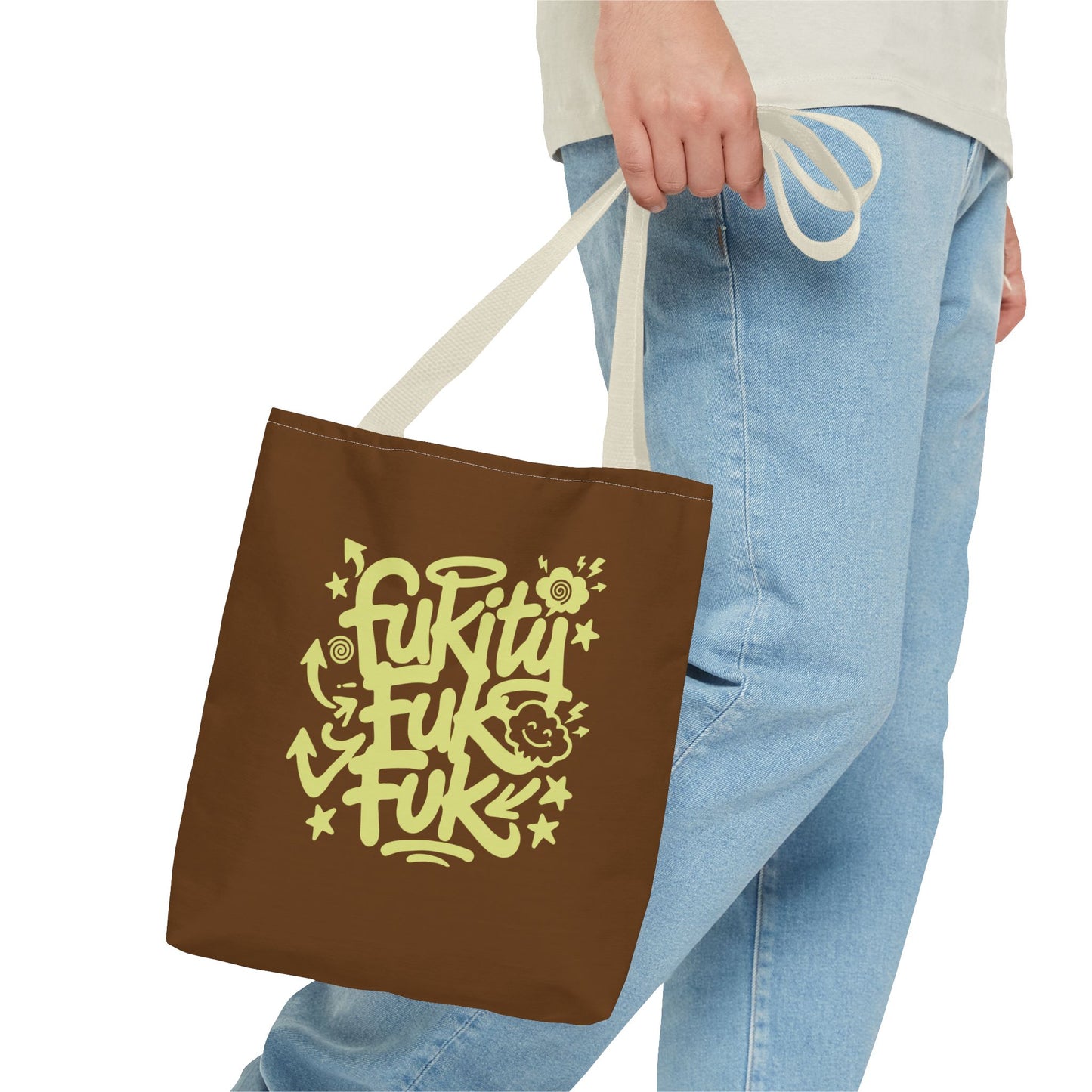 Tote Bag — Hand-Drawn Funky Lettering Graphic Tote
