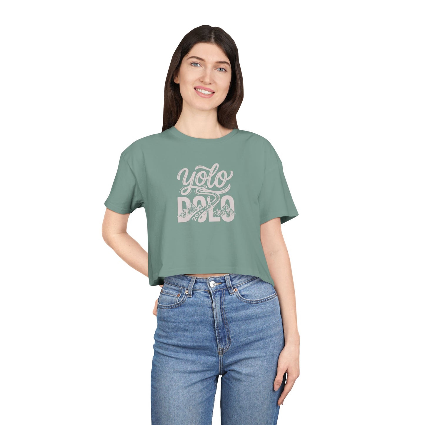 "YOLO DOLO" Women's Crop Tee