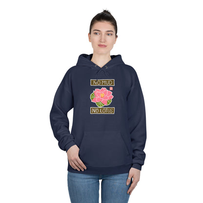 "No Mud No Lotus" Lotus Flower Hoodie | Yoga Sweatshirt | Mindfulness Apparel
