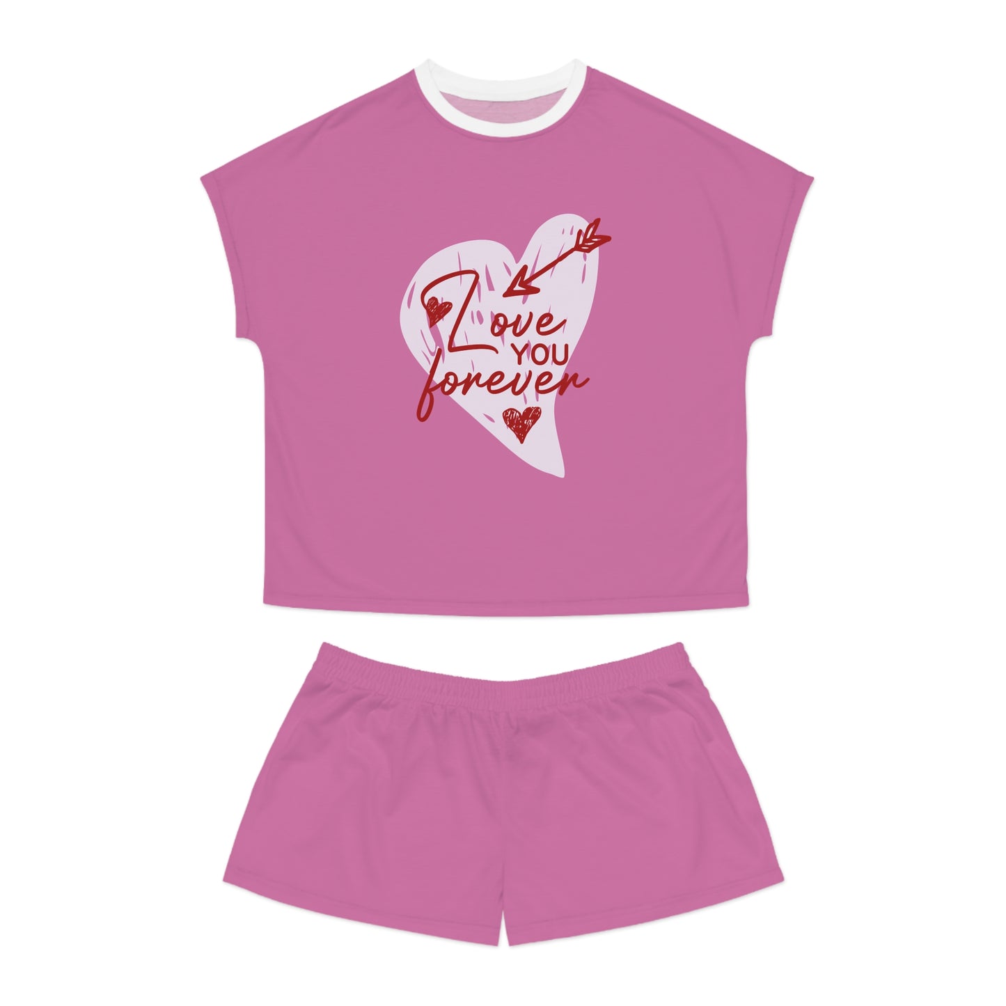 "Love You Forever" Women's Short Pajama Set