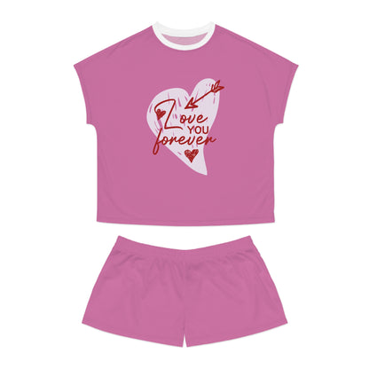 "Love You Forever" Women's Short Pajama Set