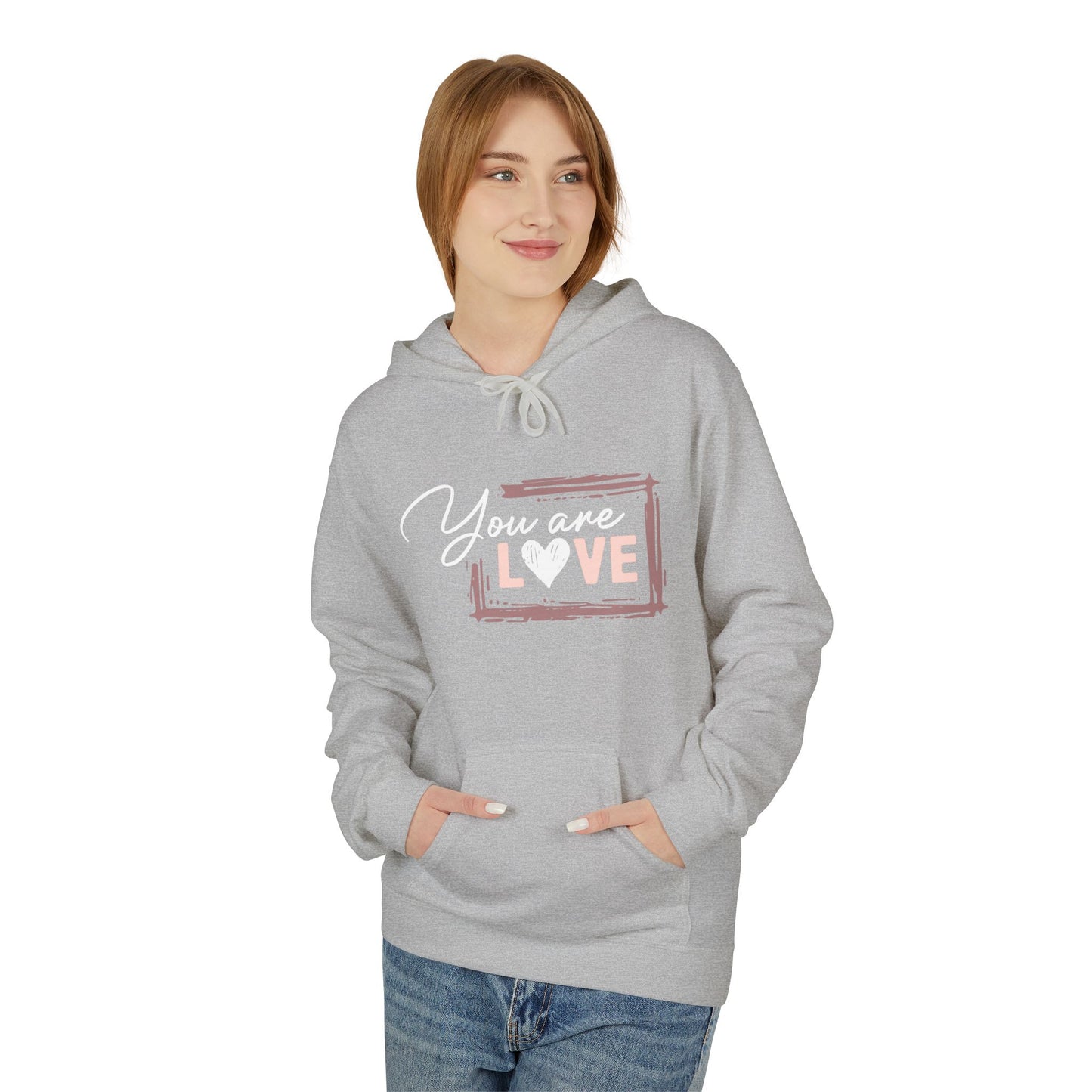 "You Are Love" Unisex Midweight Softstyle Fleece Hoodie