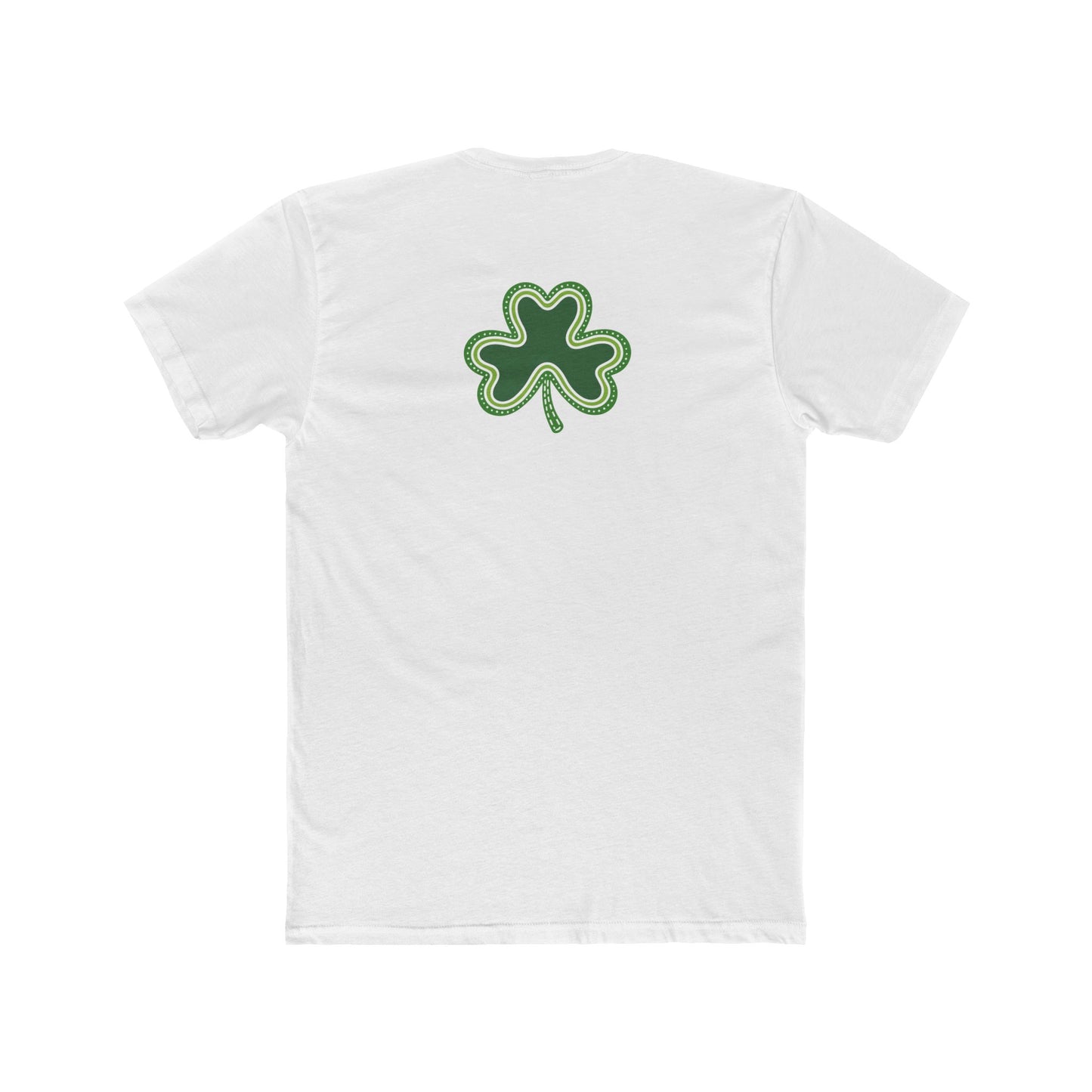 Lucky Men's Shamrock T-Shirt | Green Rainbow & Clover Graphic | St. Patrick's Day Apparel