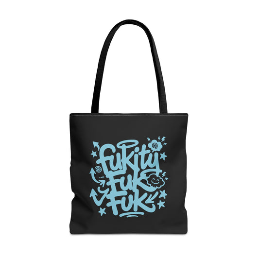 Tote Bag — Hand-Drawn Funky Lettering Graphic Tote