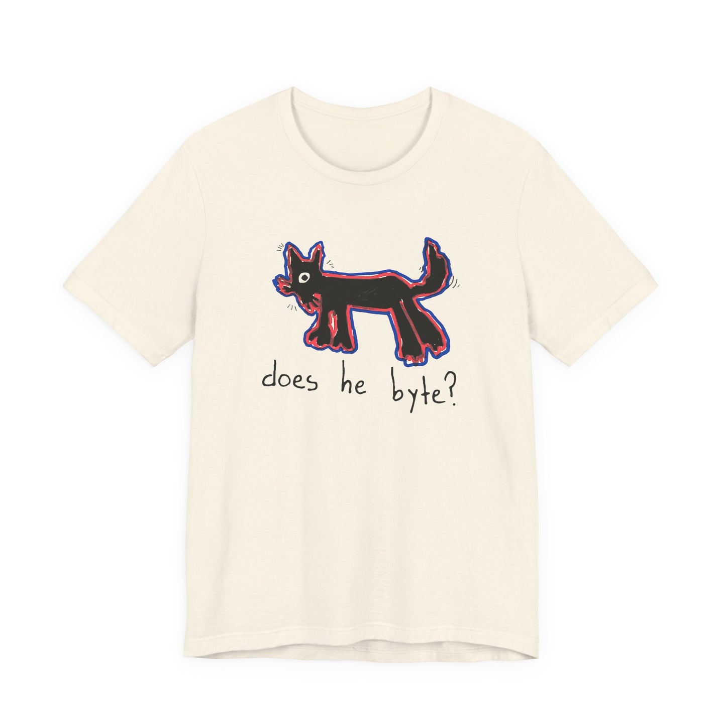 “Does He Byte?”  — Graphic Tee
