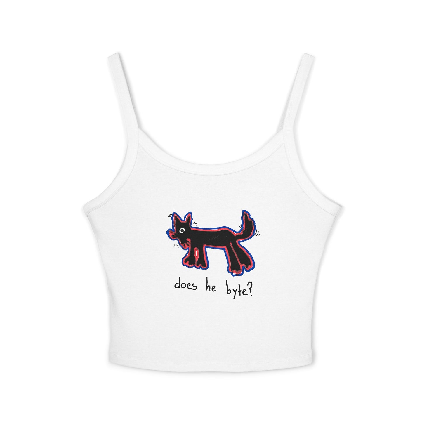 "Does He Byte?" Spaghetti Tank