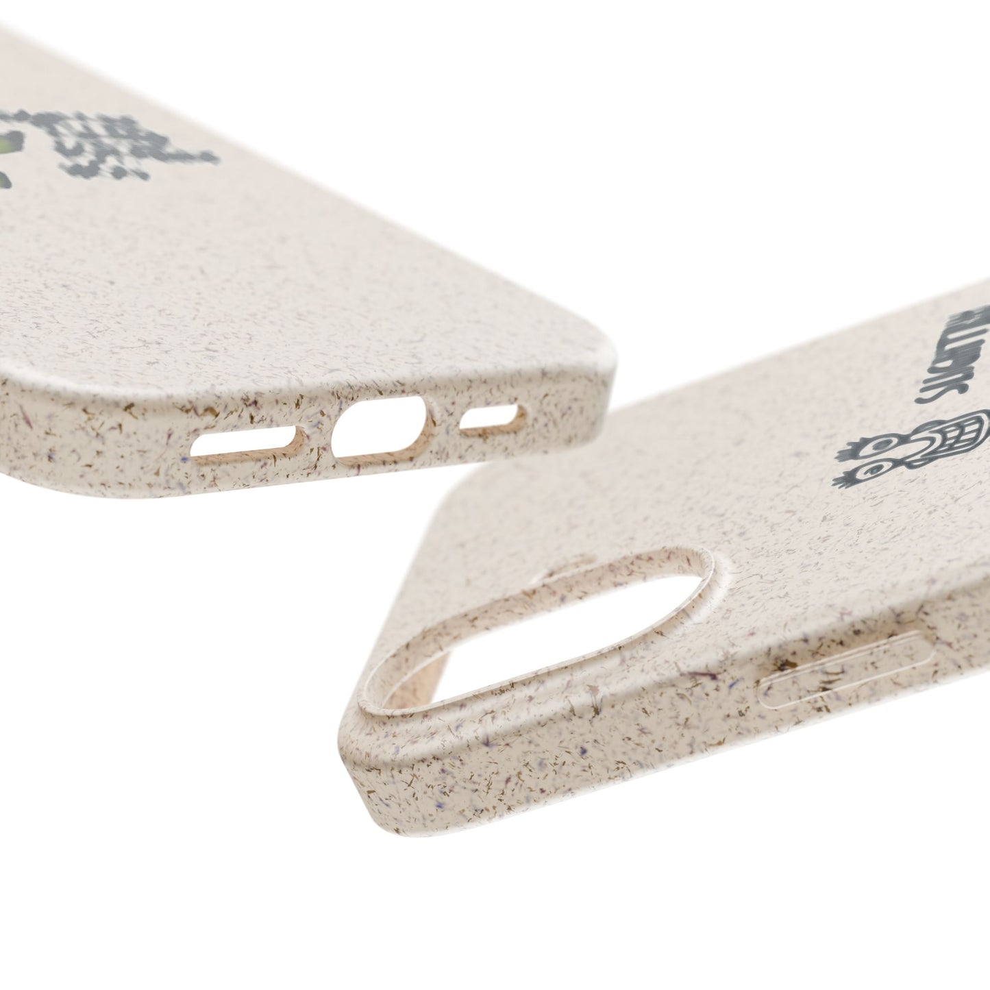 "Slightly Titled, Totally You"  —  Biodegradable Phone Case