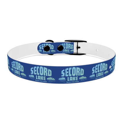 "Secord Lake, Better With Water" Dog Collar