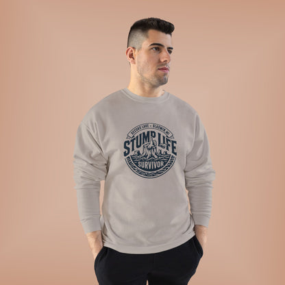 "Stump Life Survivor" Vintage Crewneck Sweatshirt