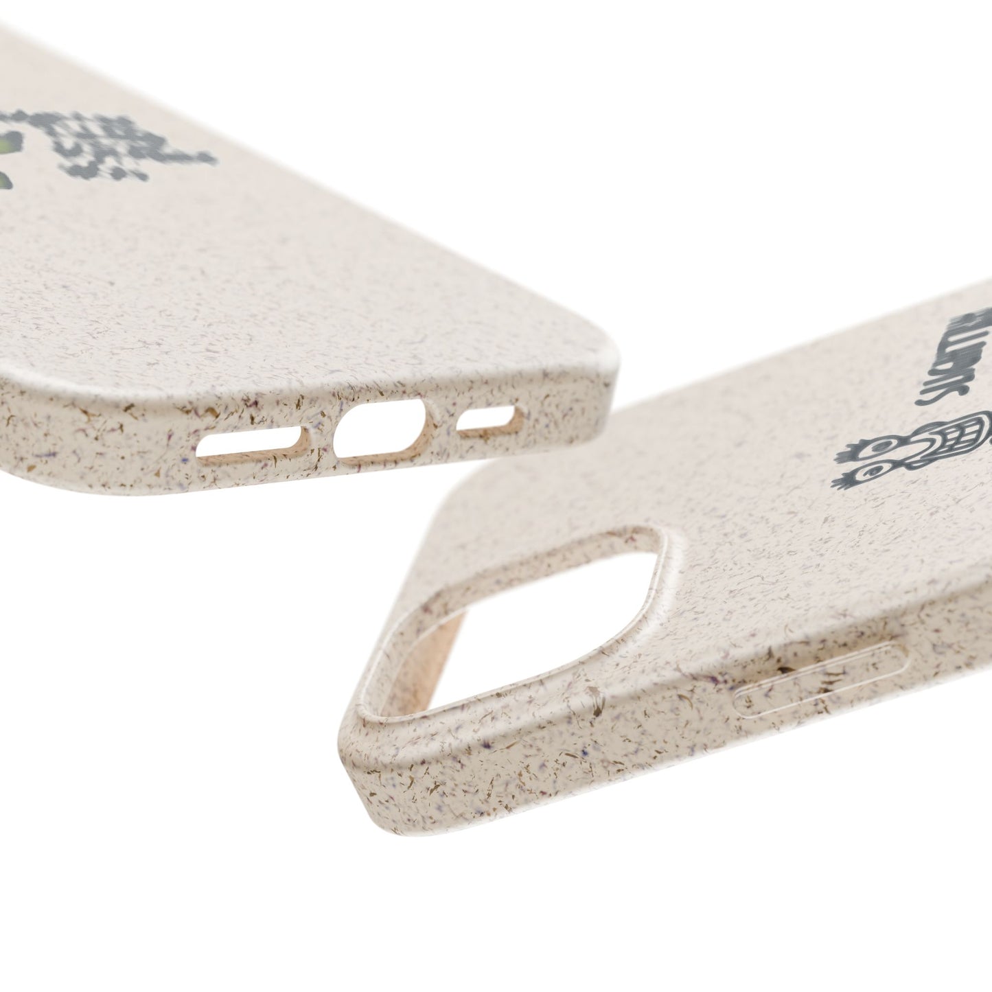 "Slightly Titled, Totally You"  —  Biodegradable Phone Case