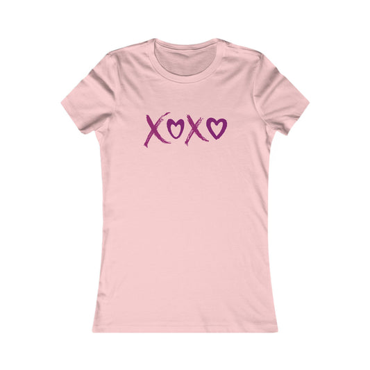 "XOXO" Bella+Canvas Heart Women's Tee