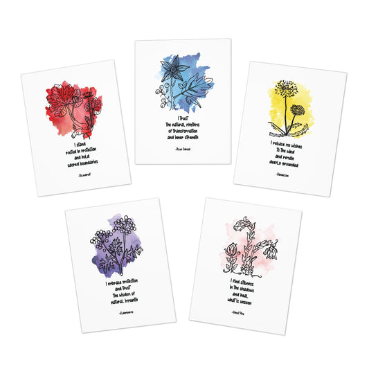 Herb + Mantra Greeting Cards 5-Pack