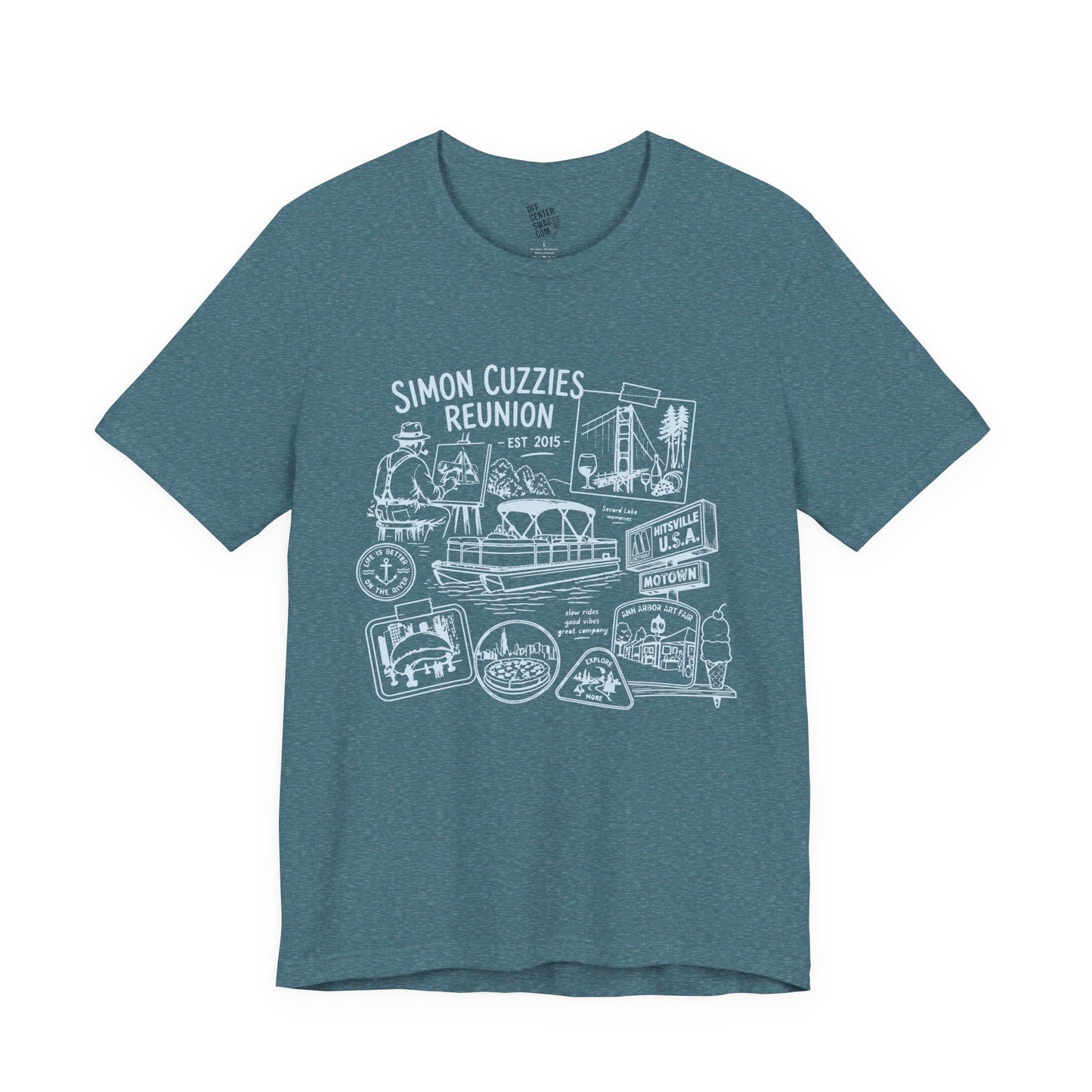 "Cuzzie Reunion" Unisex Jersey Short Sleeve Tee