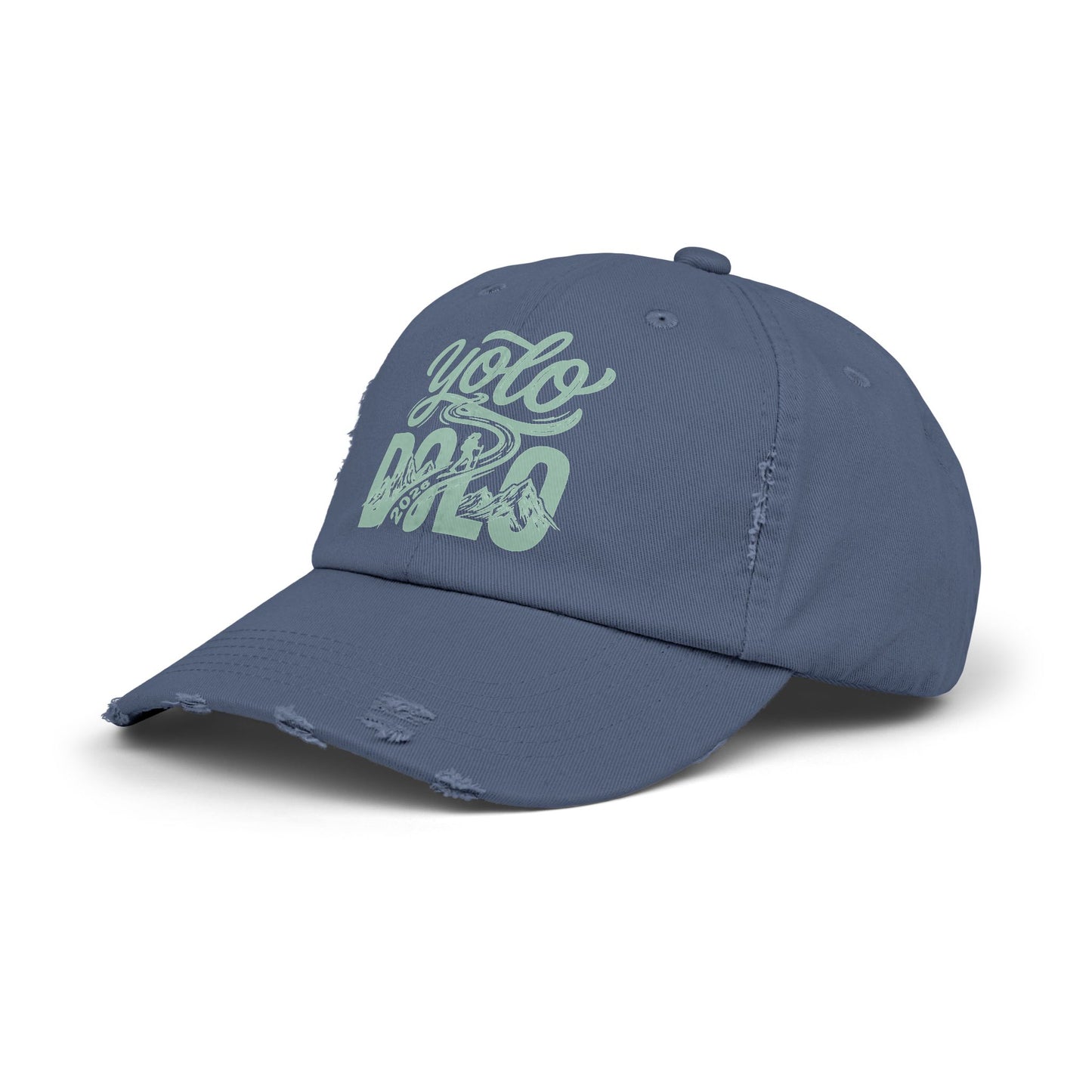 YOLO DOLO – Distressed Baseball Cap