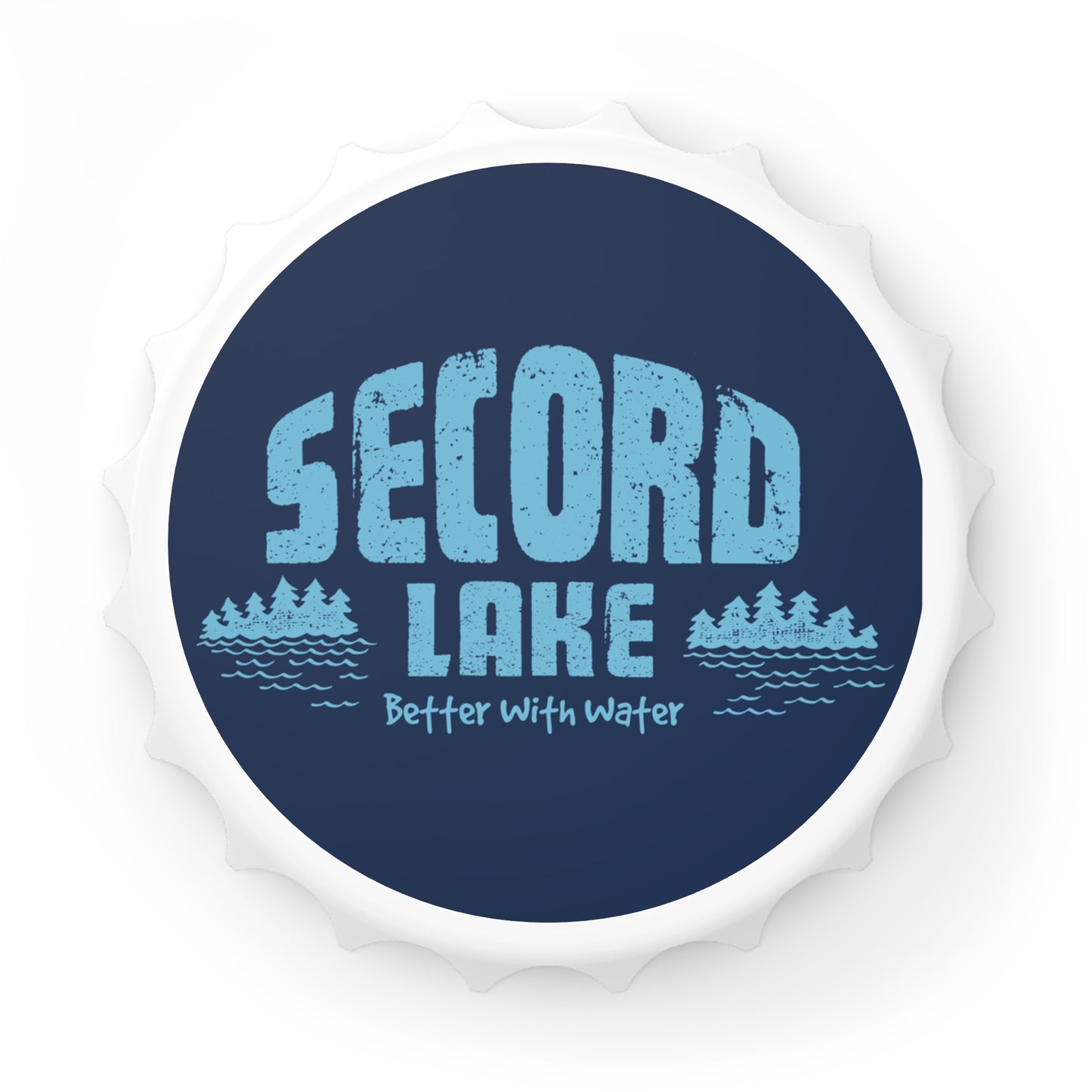 "Second Lake, Better With Water" Bottle Opener
