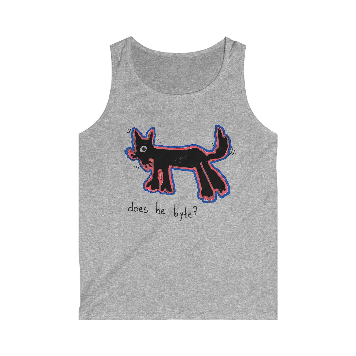 "Does He Byte?" Tank Top