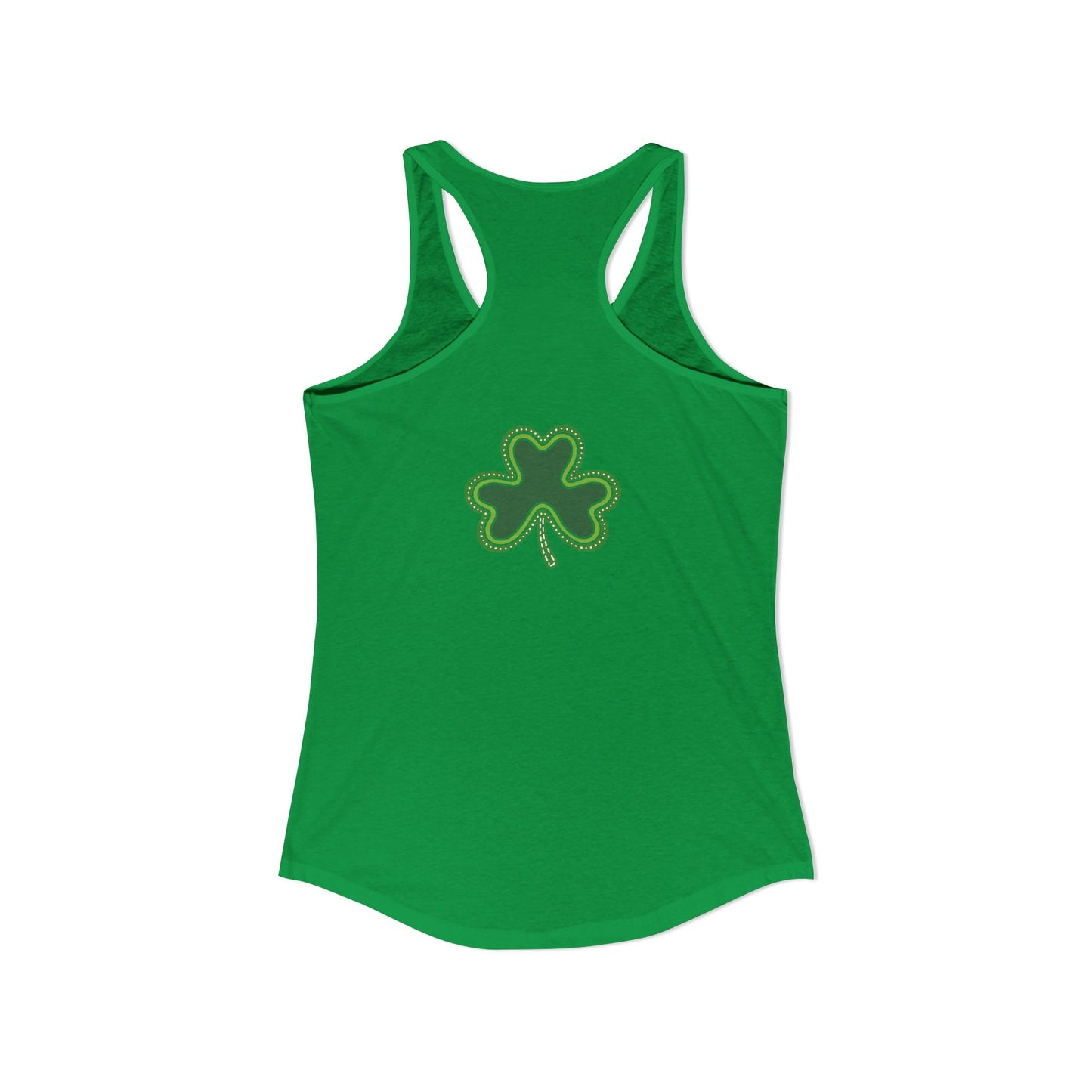St. Patrick’s Day Tank | "Green Boho Rainbow" Racerback | Lucky Yoga Gear